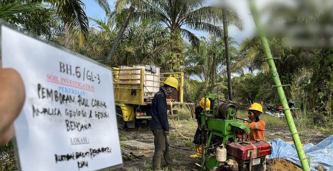 jasa core sampling, core drilling, investigasi tanah, penyelidikan geoteknik, bor inti tanah, jasa geologi