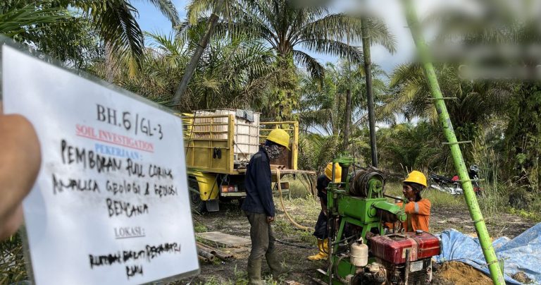 jasa core sampling, core drilling, investigasi tanah, penyelidikan geoteknik, bor inti tanah, jasa geologi